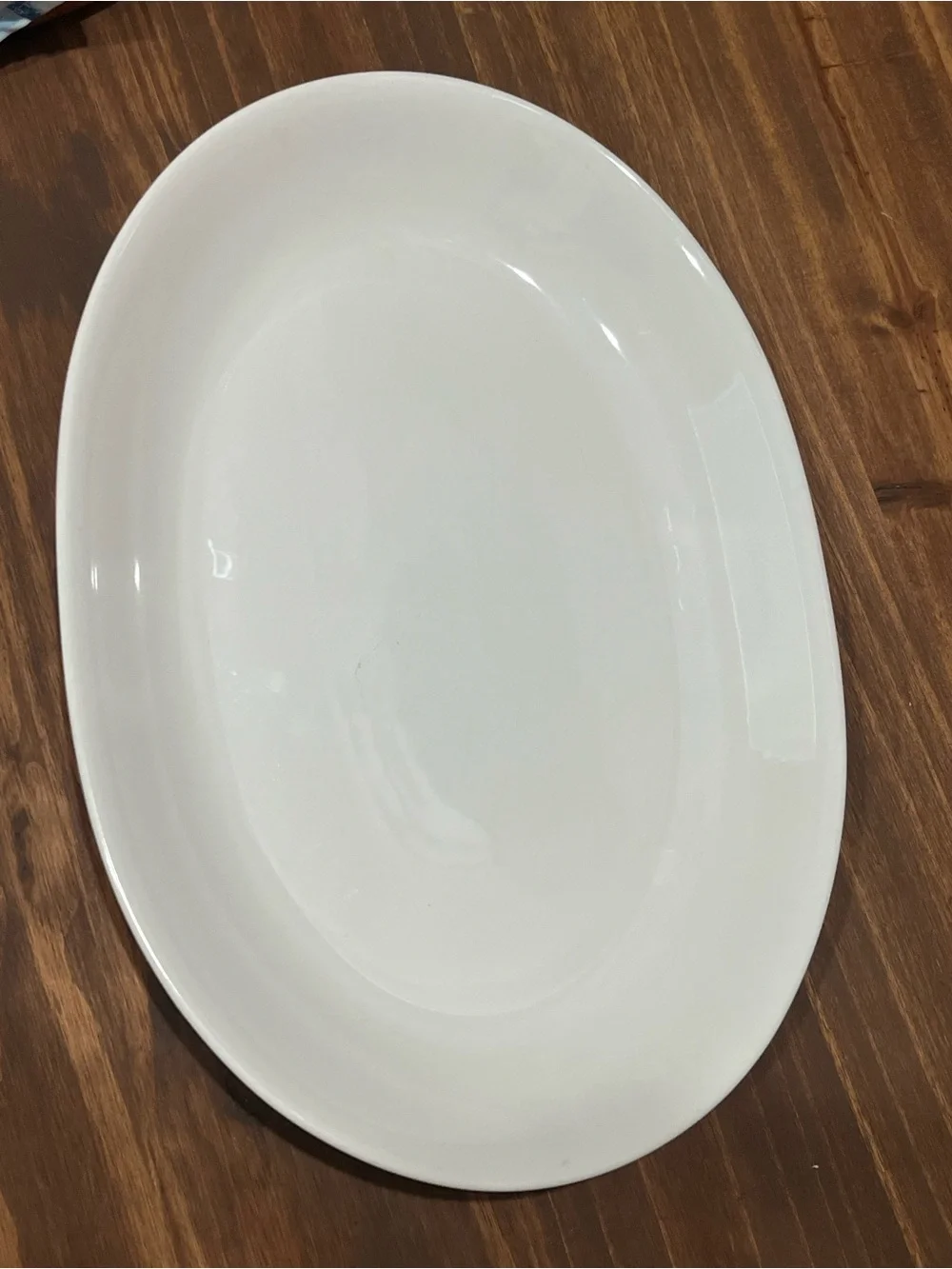 Vintage Pfaltzgraff Hearth White Oval Platter 15.75